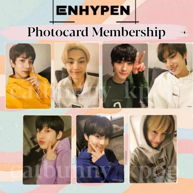 Photocard Membership Enhypen Unofficial