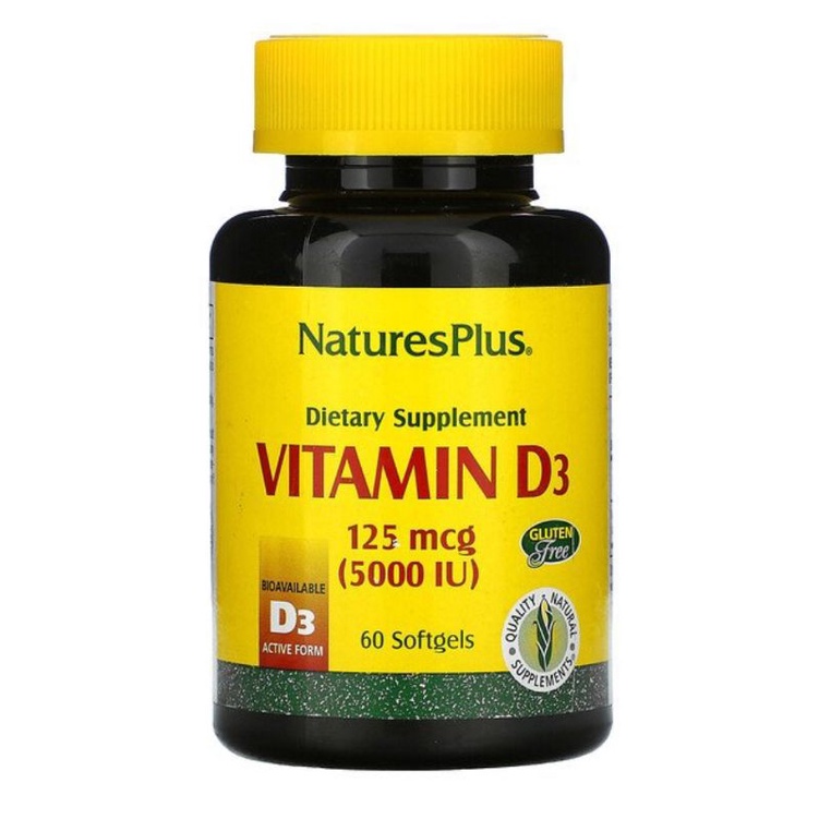 vitamin d3 5000iu Naturesplus 60softgels/ vit d3 5000iu 60