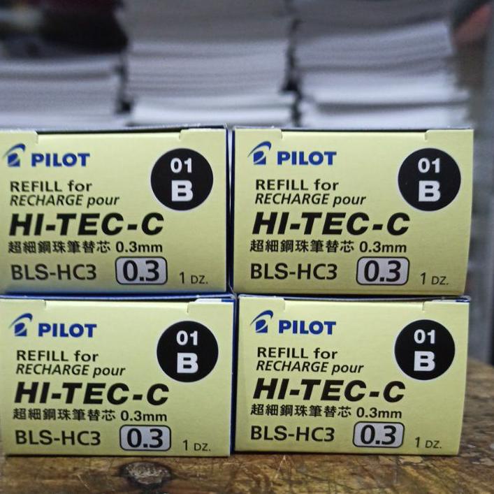 

Premium - Lusinan Refill Hitec Pilot 0.25/0.3/0.4 / Isi Pulpen Hitec Pilot Original !!