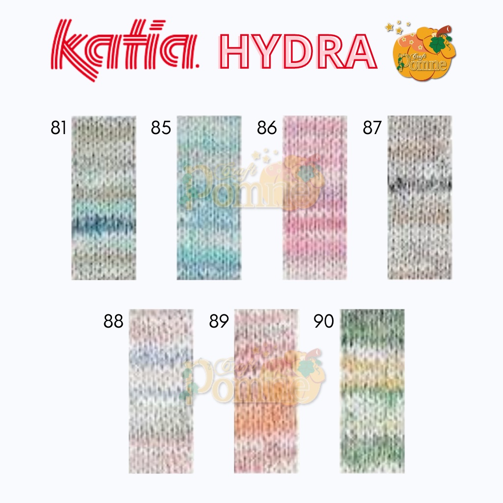 BENANG RAJUT PREMIUM IMPORT - KATIA HYDRA - MADE IN SPAIN PREMIUM KNITTING YARN