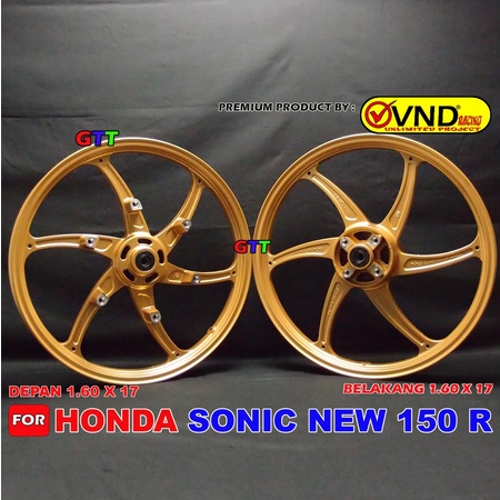 VND VELG RACING VND HONDA SONIC NEW 150R MODEL SIX STAR