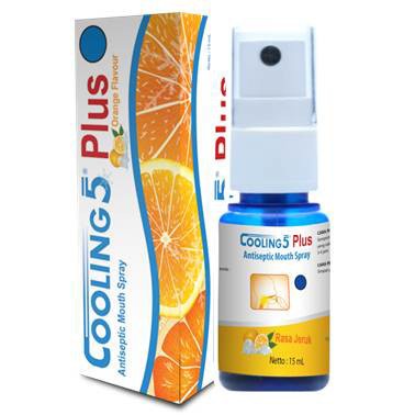 Cooling 5 spray plus obat radang sakit gigi