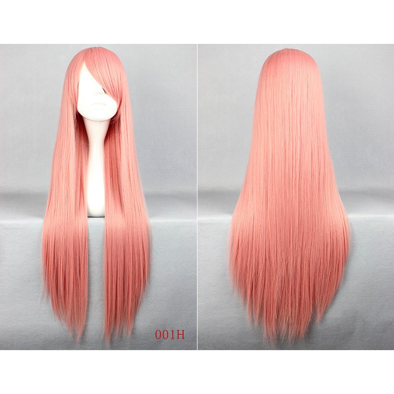 Jual Wig Cosplay Mcoser Base 80cm Lurus H Mixed Pink Shopee Indonesia