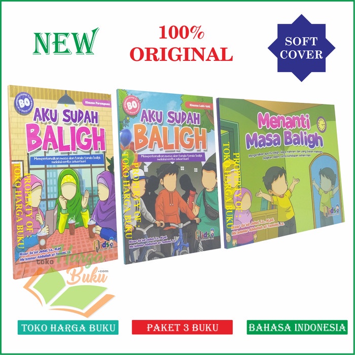

READY STOCK Paket 3 Buku Menanti Masa Baligh dan Aku Sudah Baligh Laki Perempuan BR168