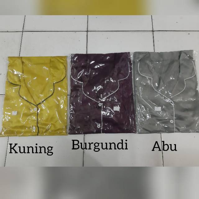 BAJU TIDUR ANAK DEWASA COWOK CEWEK KKIK / BAJU TIDUR PIYAMA SATIN DEWASA XL DAN XXL