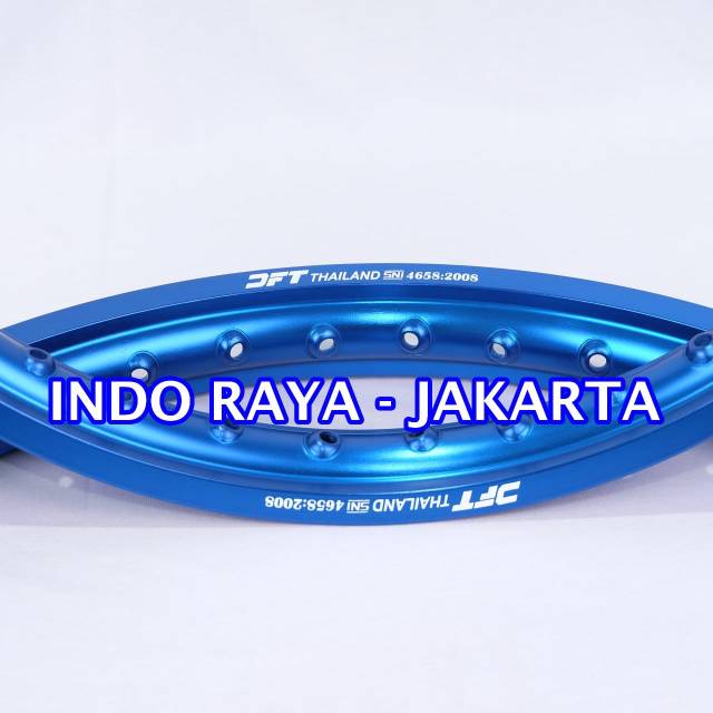 Velg velek pelek DFT thailand polos 1.40 1.40 ring 17 SET sepasang 2pcs