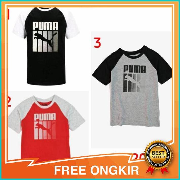 Baju kaos pendek anak laki branded original puma 18-20 tahun - no 1 Asli Ori Original terbaru
