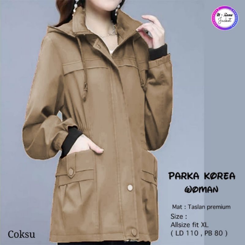 Jaket Parka Korea / Jaket Parka / Parka Korea / Jaket Wanita-7