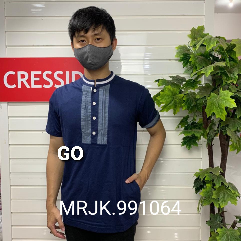 gos  KOKO KAOS CRESSIDA Baju Muslim Pria Laki-Laki Cowok Taqwa Original Turki Lengan Pendek Kekinian