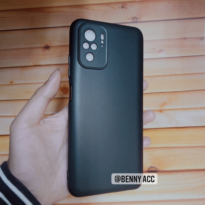 Case Xiaomi Redmi Note 10 Pro Redmi Note 10 Softcase Slim Matte Ori Black Matte
