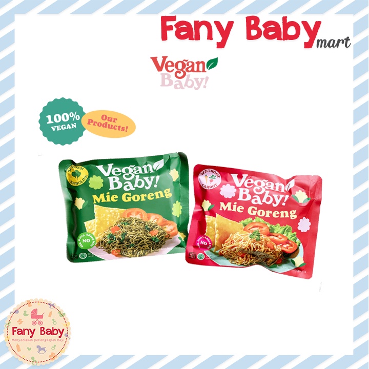 VEGAN BABY MIE GORENG INSTANT [ 1 TAHUN - DEWASA ]