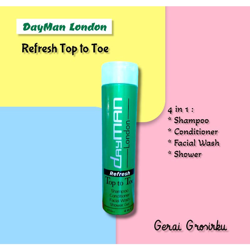 Dayman London Refresh Top to Toe 4in1 410ml