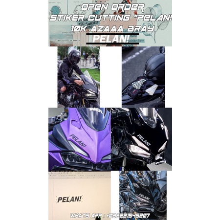 

Stiker cutting "pelan!!