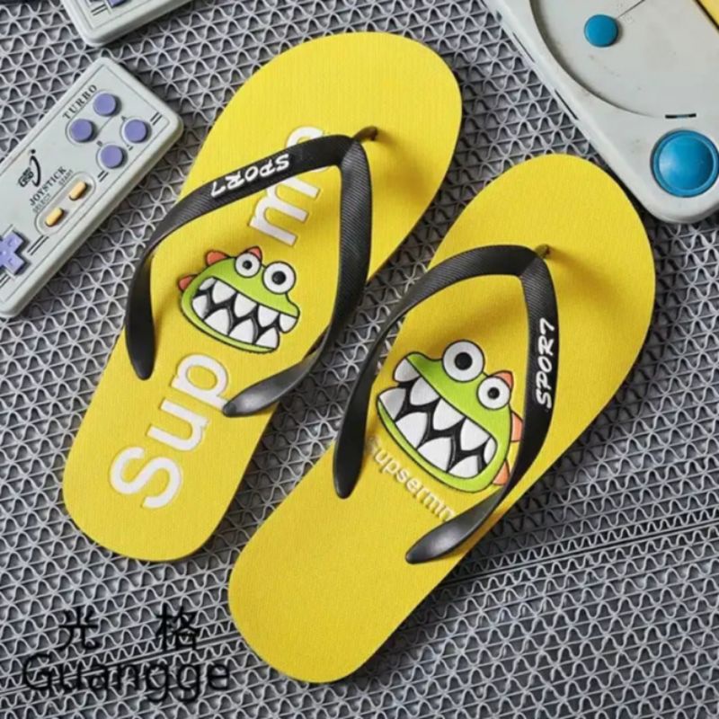 Sandal Flip Flop Terbaru - Sandal Motif CROPY Anti Slip