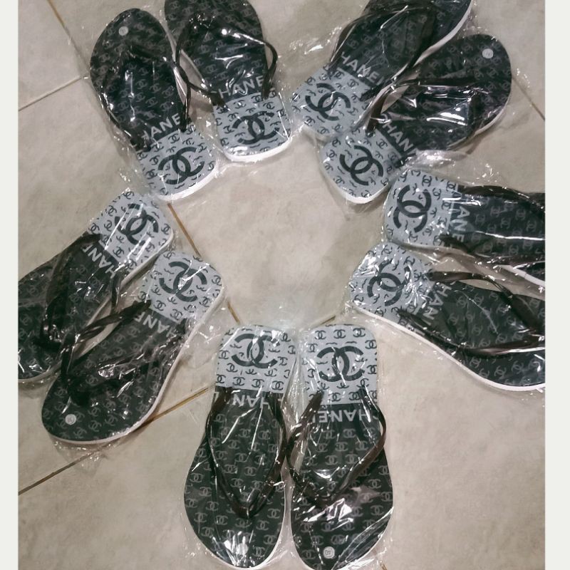 sandal jepit wanita chanel size : 36-40