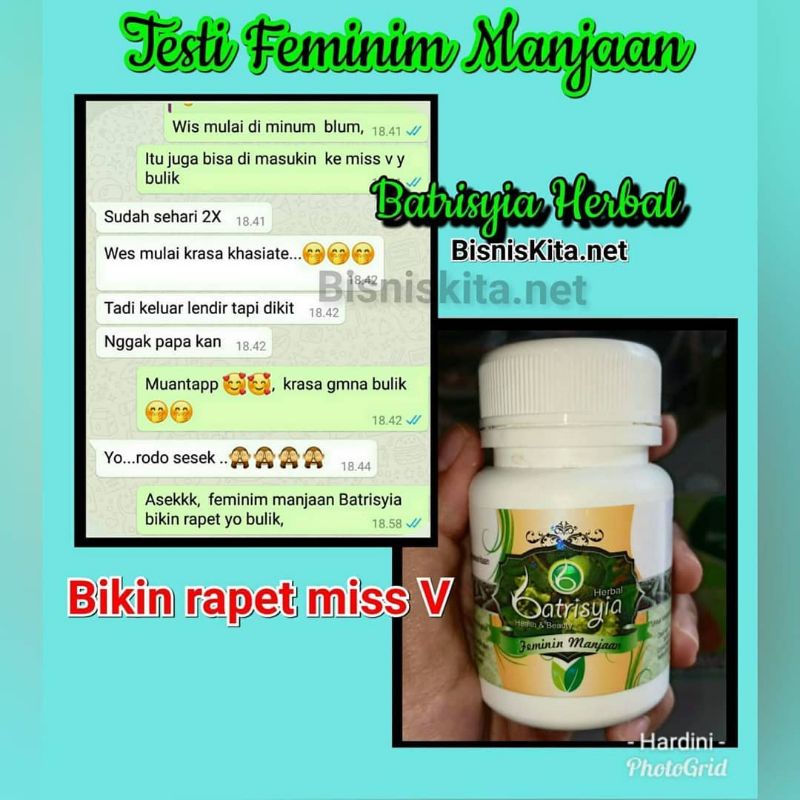 kapsul manjakani /manjaan batrisyia/perapat miss v/obat keputihan/promil/ sari rapet/pelancar haid