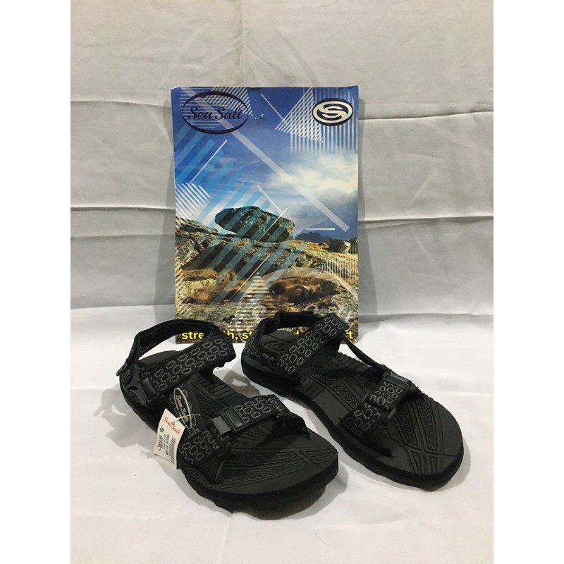 sandal gunung SEA SALT ROCK-01 HITAM/ABU