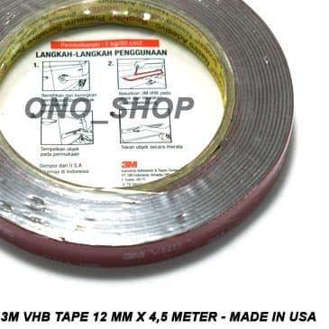 

➶ Double Tape 3M VHB Tape 12 mm x 4,5 Meter - Made in USA ✰
