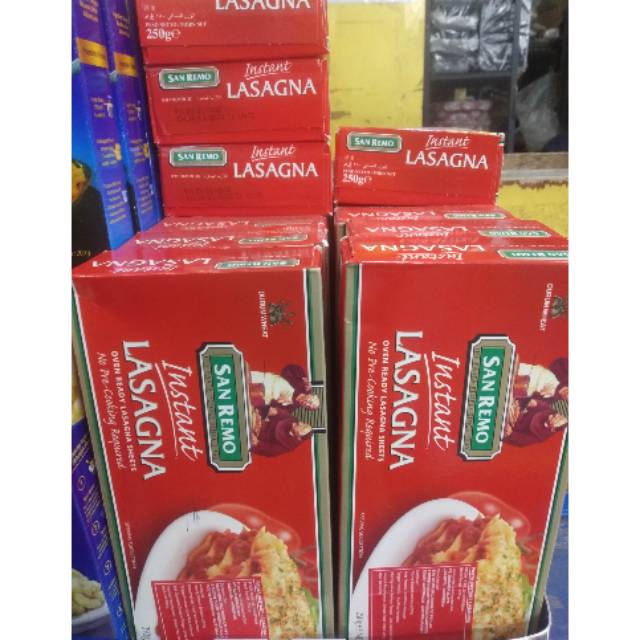 

Ready [Lasagna] San Remo 250 g