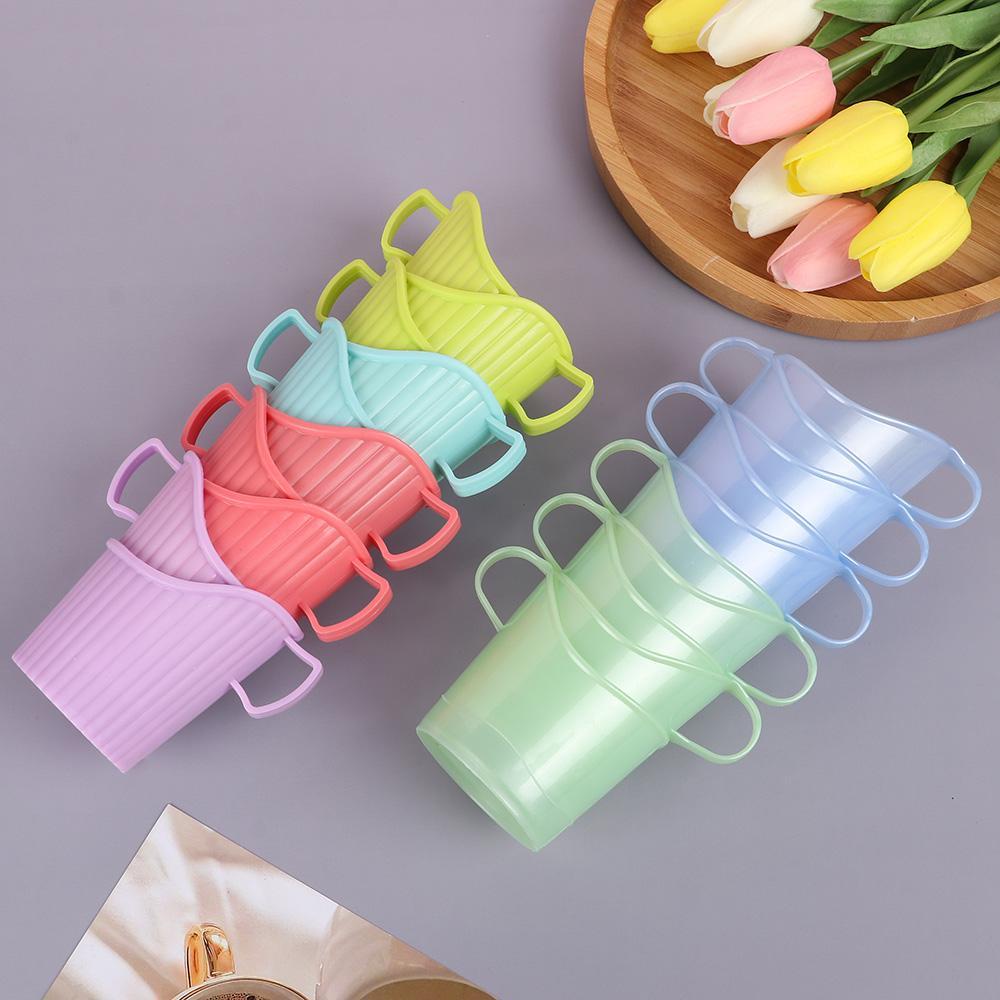 Top 10Pcs Cup Holder Lengan Mug Penebalan Kreatif Bermanfaat