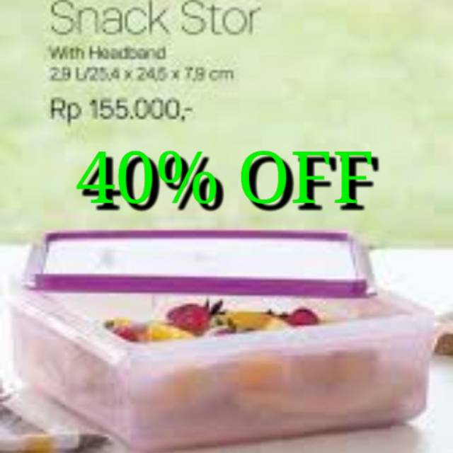 Promo Mosaic Snack Stor Tupperware