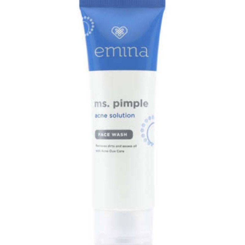 Emina Ms Pimple Acne Solution Face Wash 50ML (Kemasan Baru)