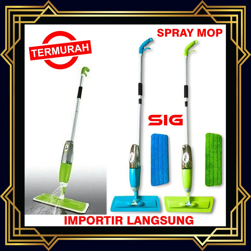 ES55 Pel lantai spray mop magic fiber alat pel lantai spray mop sapu