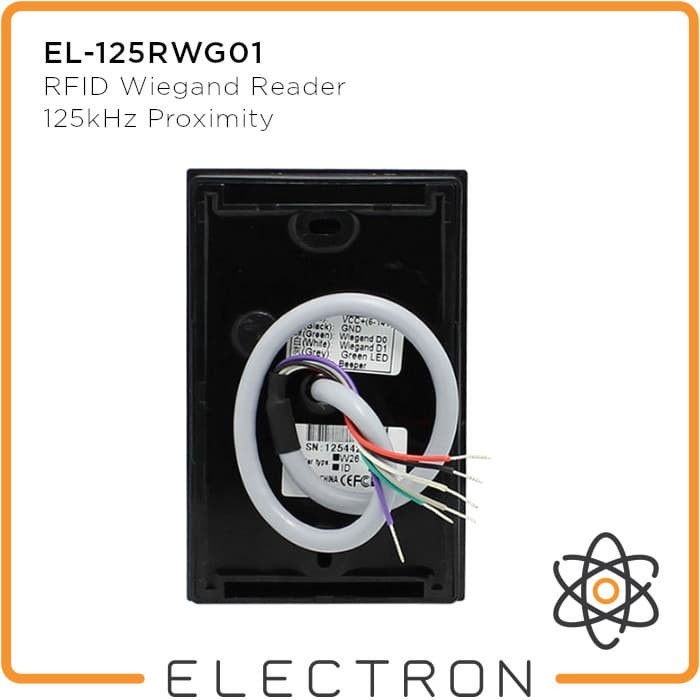 EL-125RWG01 RFID Wiegand Reader 125kHz Proximity Access Control Akses