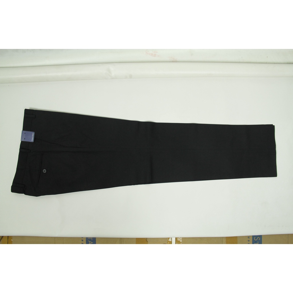 Celana Formal Kerja Kantor Pria STANLEY ADAMS Reguler Hitam Polos | Celana Bahan | Suit Pants | Celana Bahan Big Size