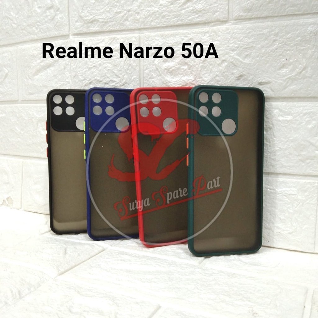 Case Realme Narzo 50A - Slim Case Fuze Dove Realme Narzo 50A