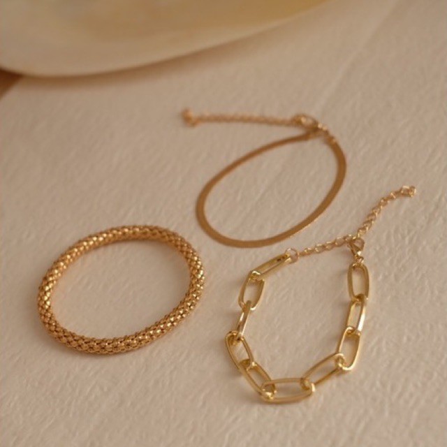 Lombardi set bracelets