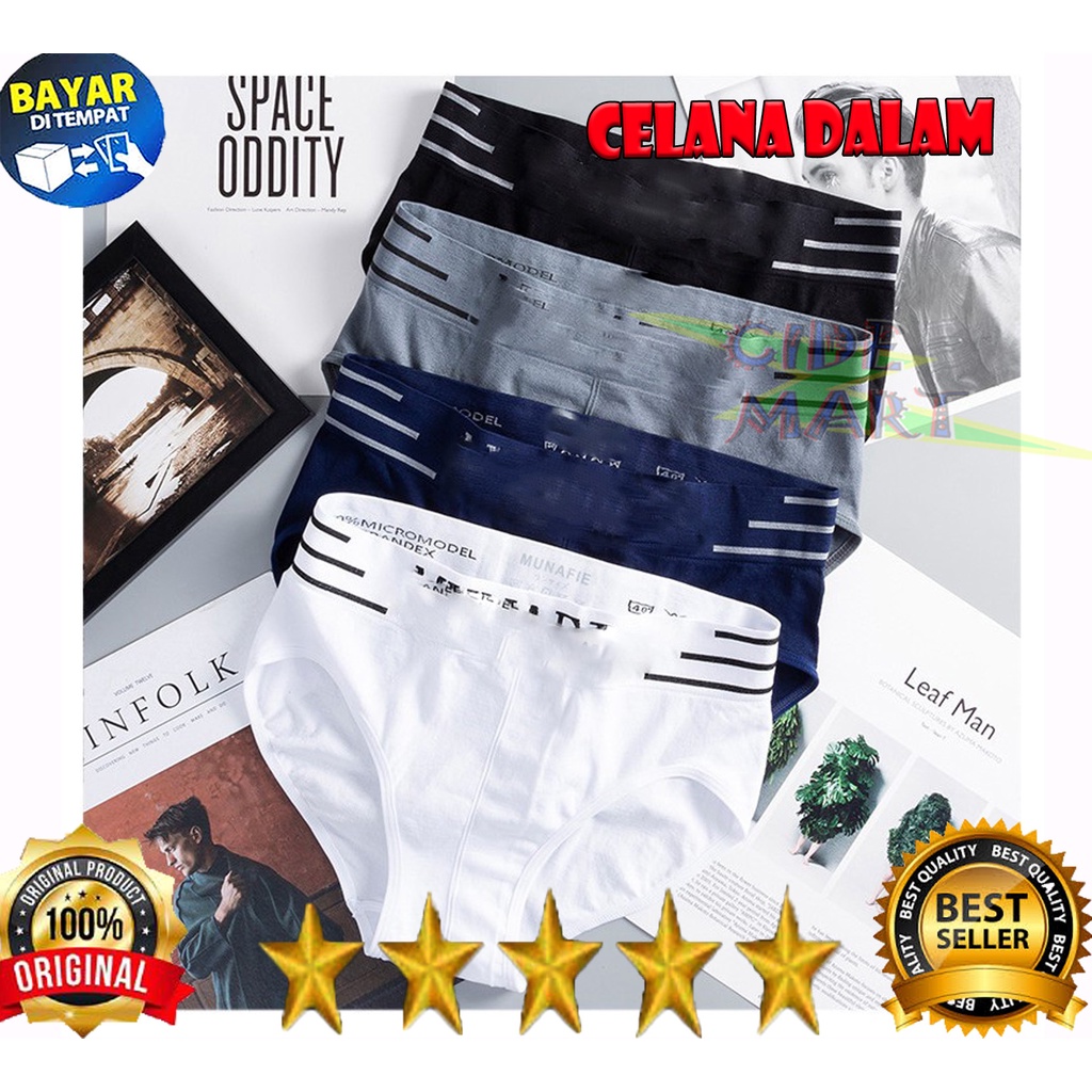 Celana Dalam Pria Boxer / CD Laki Laki Segitiga Man Underwear Kolor Sempak Pria