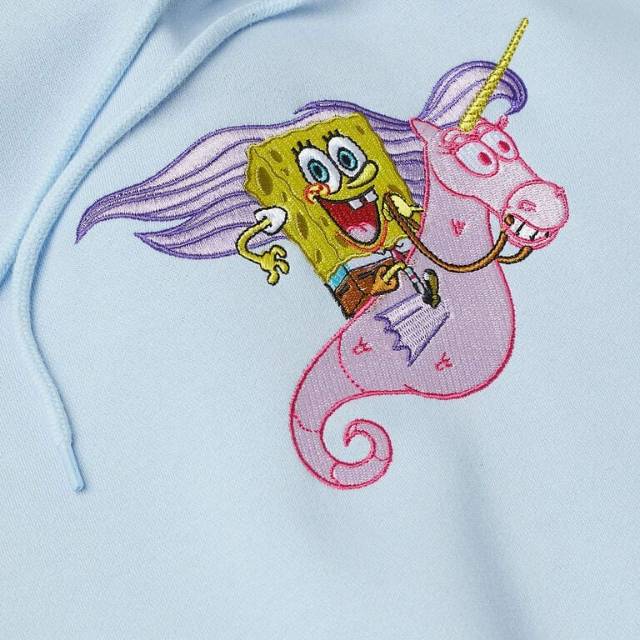 H*M spongebob pink hoodie / blue hoodie