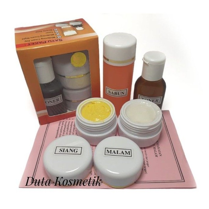 PAKET CREAM HN BOK POT PUTIH SUPER QUALITY 4in1