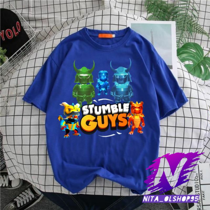 stumble guys kaos anak stumble guys skin langka spesial baju anak stumble guys