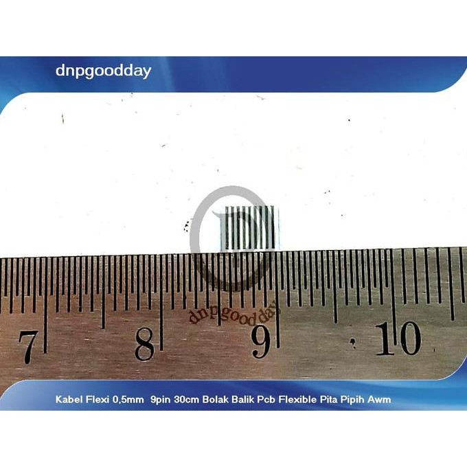 

Kabel Flexi 0,5Mm 9Pin 30Cm Bolak Balik Pcb Flexible Pita Pipih Awm Dnpgood11