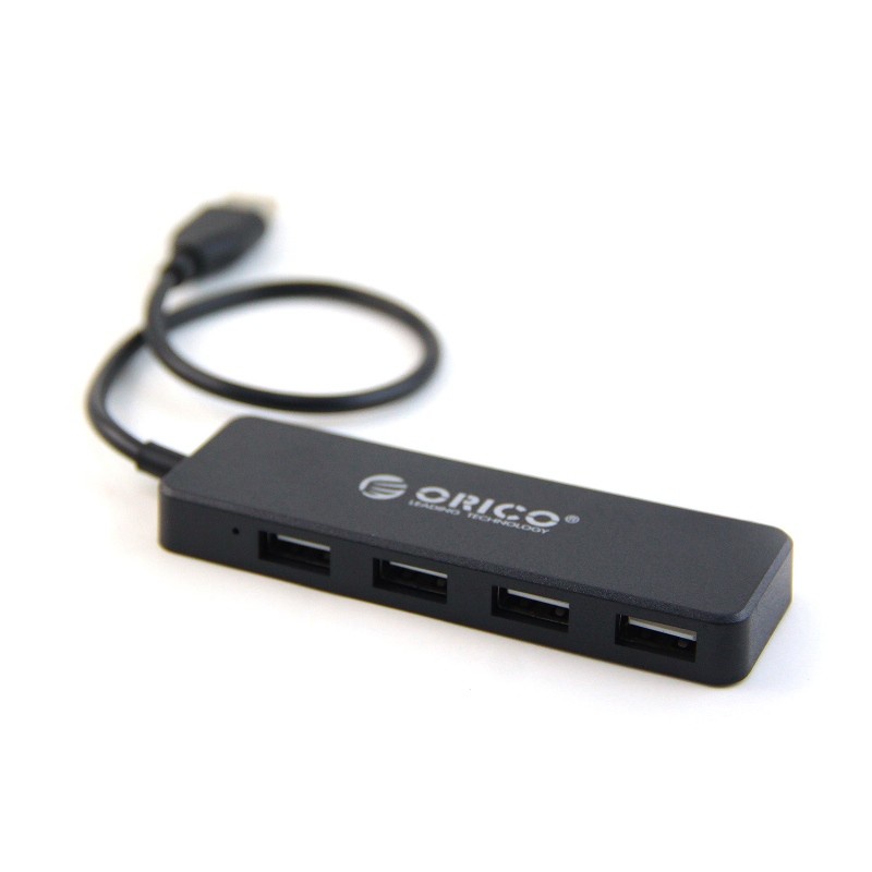 PROMO!! DISKON MURAH KABEL ORICO USB HUB EXT 4 PORT USB 2.0 FL01 UNIVERSAL