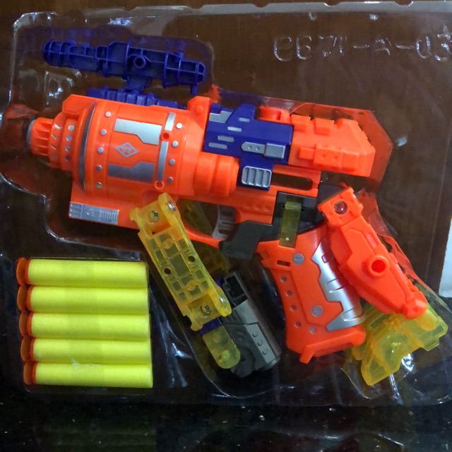 TRANSFORMER ROBOT NERF SOFT DART GUN