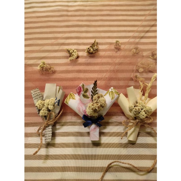 bucket bunga edelweis mini