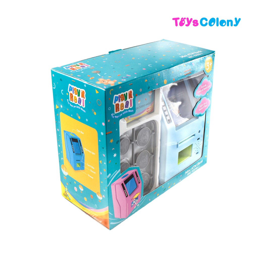 MAINAN ANAK PLAY IT REAL MINI ATM BANK RKC10018-1