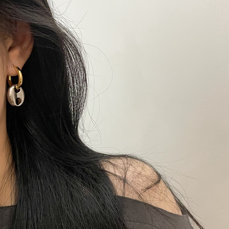 Anting Gantung Model Hollow Dengan Rumbai Gaya Korea Untuk Wanita