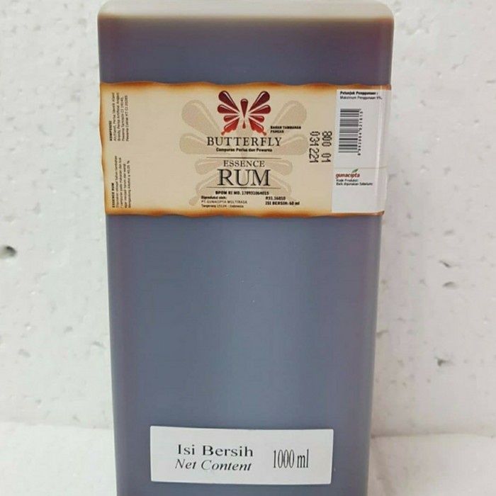 

Rum Jamaica Essence Butterfly Koepoe 1 Liter GOSEND