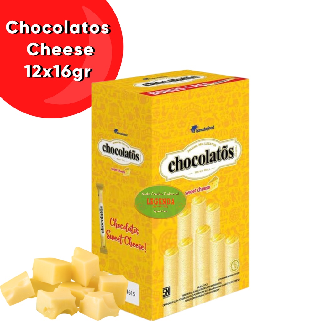 

Gery Chocolatos Sweet Cheese Keju Manis 16gr x 20pcs keju
