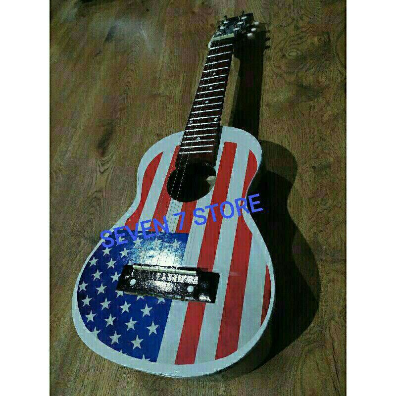 GITARLELE GITAR JUNIOR SENAR 6 # //  UKULELE SENAR 6 / GITAR MINI KECIL 6 SENAR / GITAR LELE SENAR 6 / GITAR UKULELE SENAR 6 / GARANSI PENGIRIMAN - PACKING  AMAN