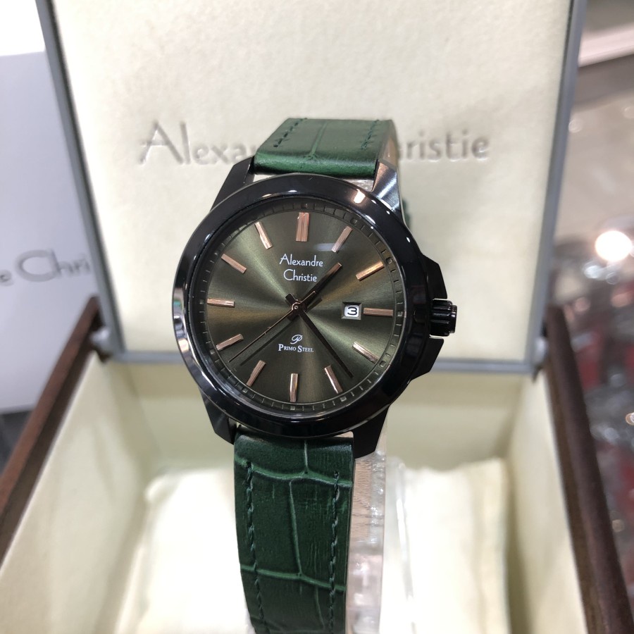 Jam tangan wanita ALEXANDRE CHRISTIE AC 1017 LD tali kulit