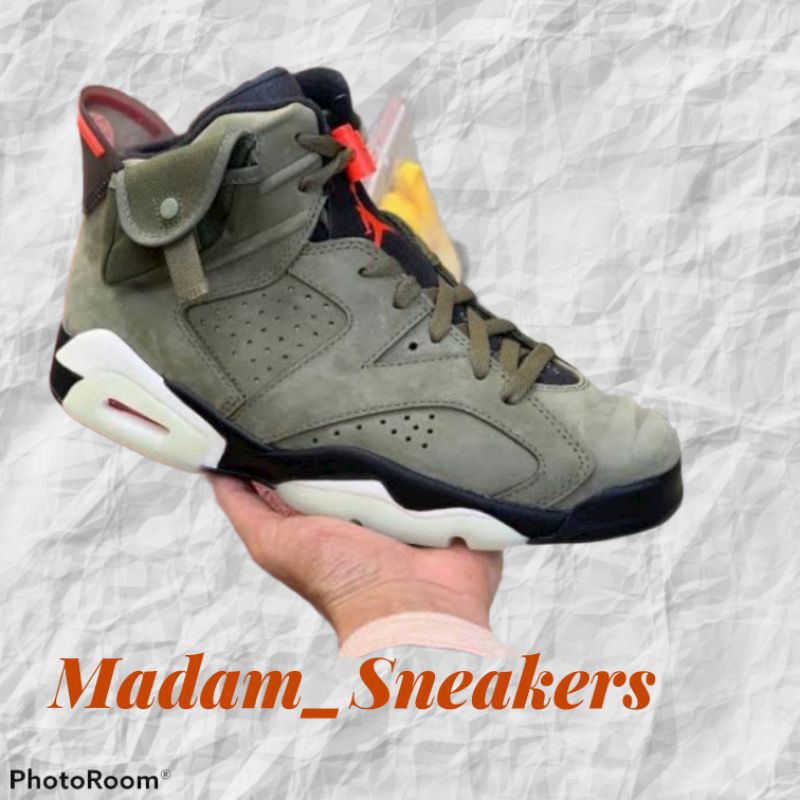 Sepatu Nike air Jordan 6 Travis Scott