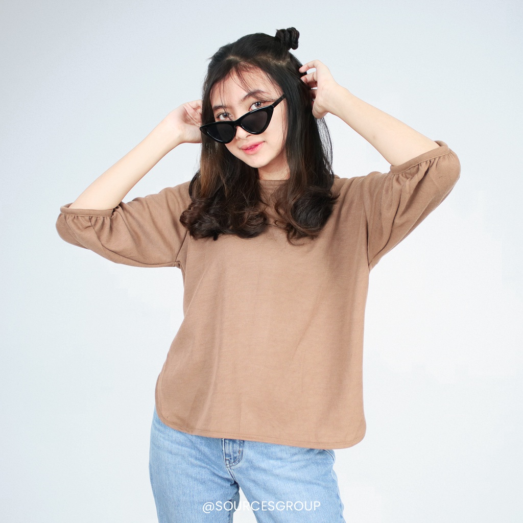 IL - MIRZA BLOUSE ATASAN LENGAN BALON WANITA KOREAN STYLE