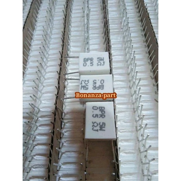 Resistor Nobel 5watt Berbagai Nilai cek deskripsi