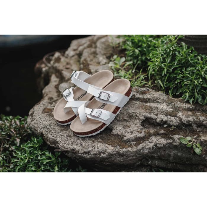  Sandal  birkenstock  anak mayari white Shopee Indonesia