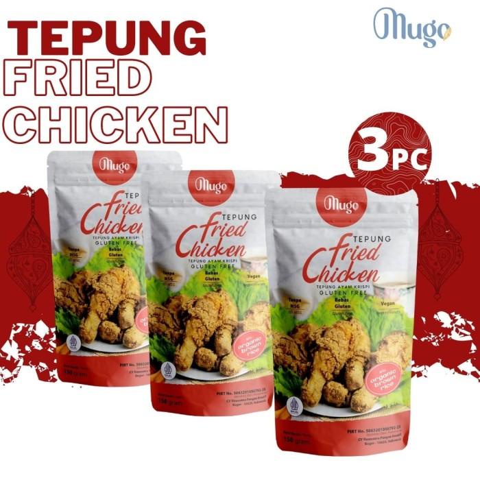

Tepung Mugo Tepung Bumbu Ayam Goreng Fried Chicken Gluten Free Non Msg [3Pcs]